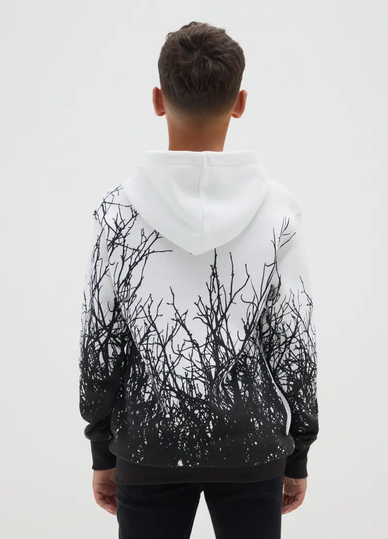 Felpa Da Bambino In Misto Cotone Multicolor Regular Fit, Multicolor miniatura 2