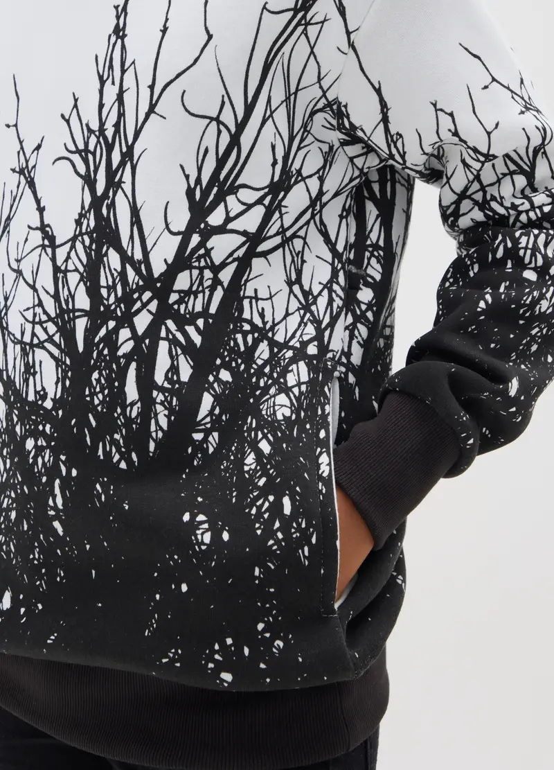 Felpa Da Bambino In Misto Cotone Multicolor Regular Fit, Multicolor miniatura 3