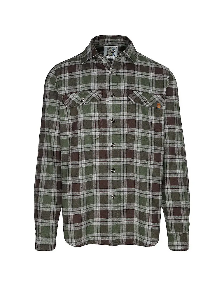 Camicia da arrampicata da uomo Peppino verde scuro | M