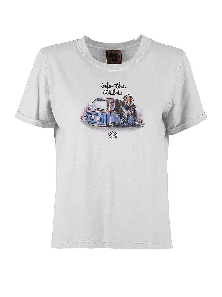 Maglietta da arrampicata da donna Wild bianco | XS