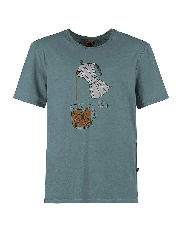 Maglietta da arrampicata da uomo Cup grigio chiaro | S