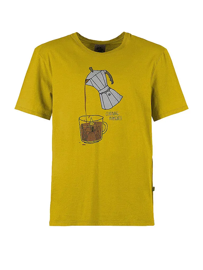 Maglietta da arrampicata da uomo Cup senape | S
