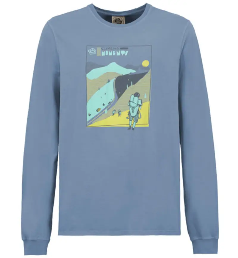 Moment - maglia a maniche lunghe - uomo Blue