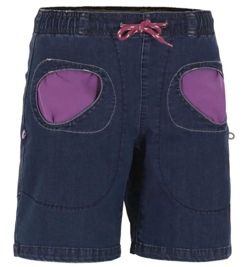 Onda Demin - pantaloni corti arrampicata - donna Blue