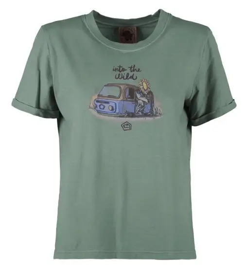 E9 T-shirt Donna Verde 4211831