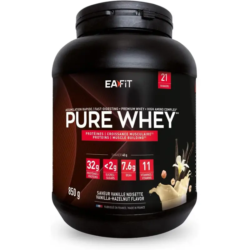 Proteine EA Fit Pure Whey Vanille Noisette