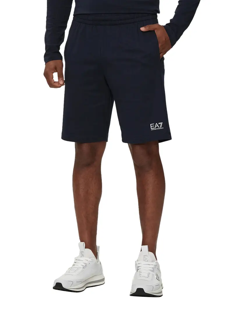 bermuda casual ea7 da uomo - blu