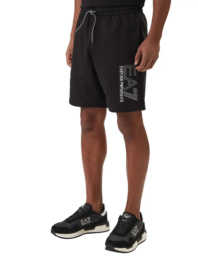 bermuda casual ea7 da uomo - nero