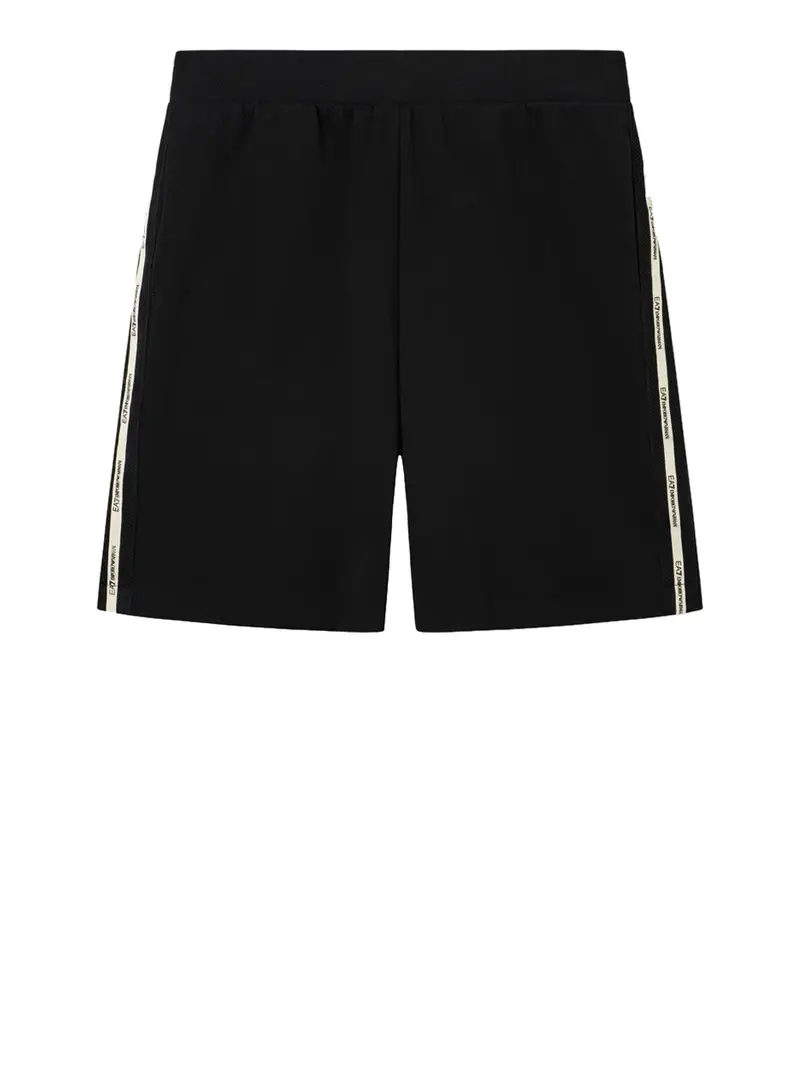 bermuda casual ea7 da uomo - nero