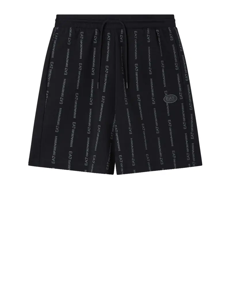 bermuda casual ea7 da uomo - nero