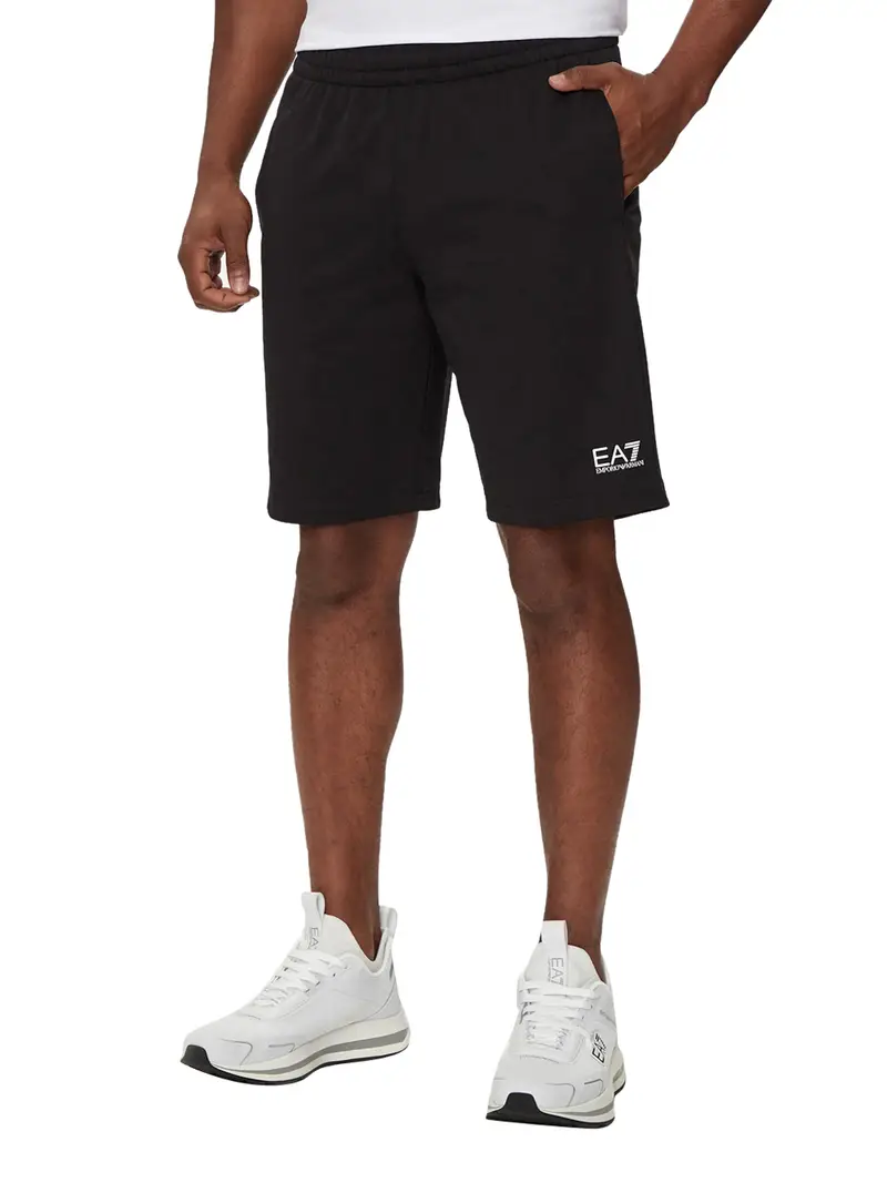 bermuda casual ea7 da uomo - nero