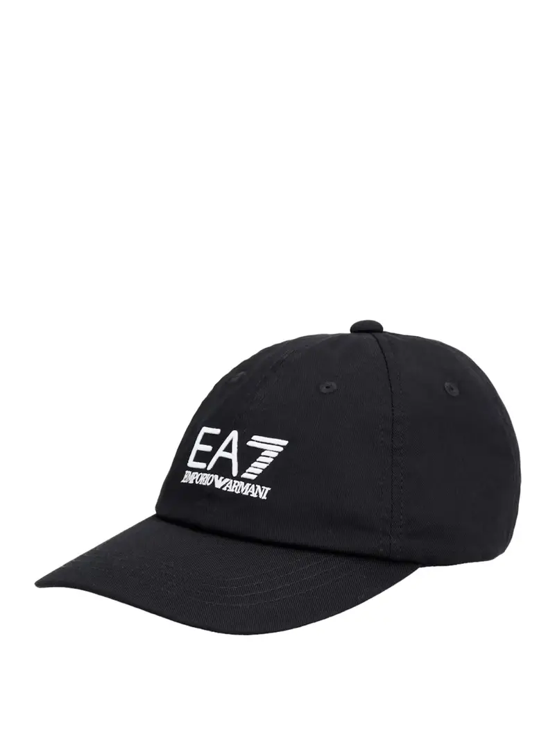 berretto con visiera ea7 unisex - nero