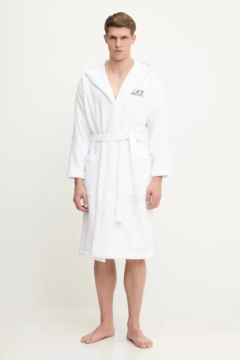 accappatoio in cotone colore bianco AF14014.7M000441