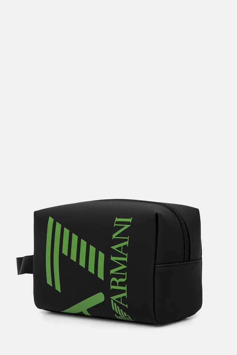 borsa da toilette colore nero miniatura 2