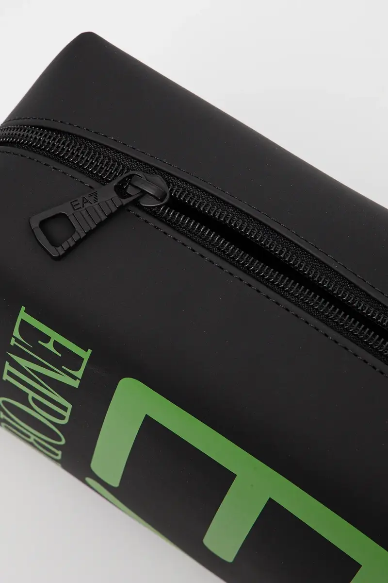 borsa da toilette colore nero miniatura 4