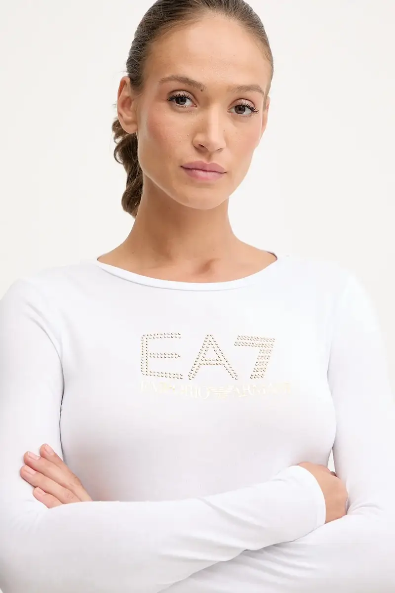 camicia a maniche lunghe donna Bianco miniatura 4