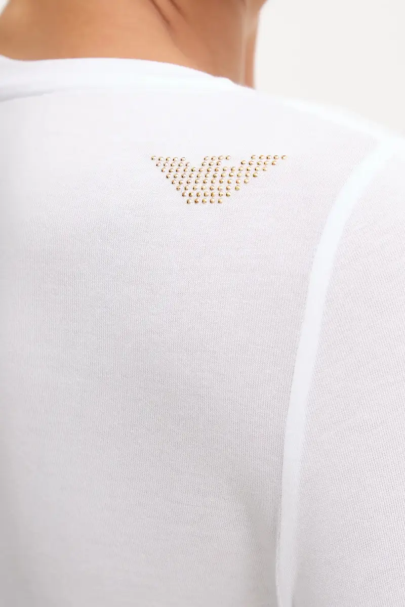 camicia a maniche lunghe donna Bianco miniatura 5