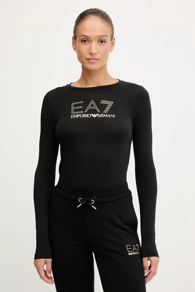 camicia a maniche lunghe donna Nero