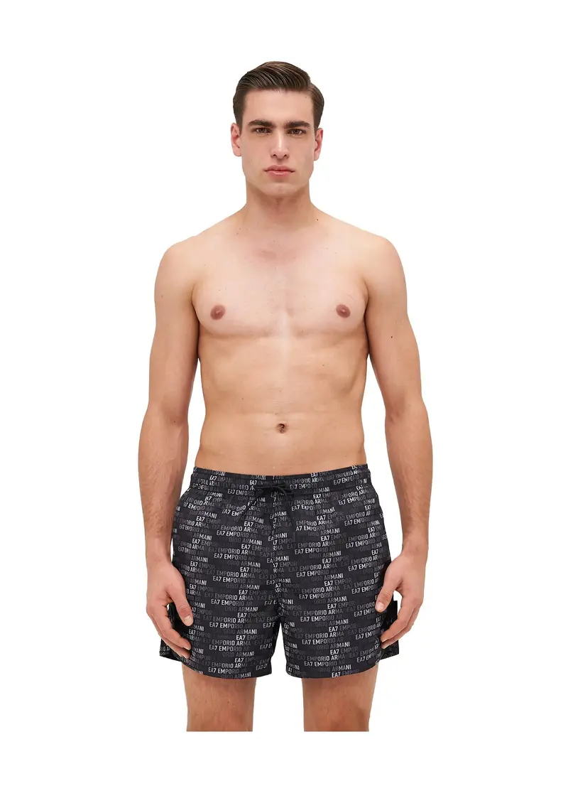 Ea7 Emporio Armani Boxer Nero 925289 miniatura 2