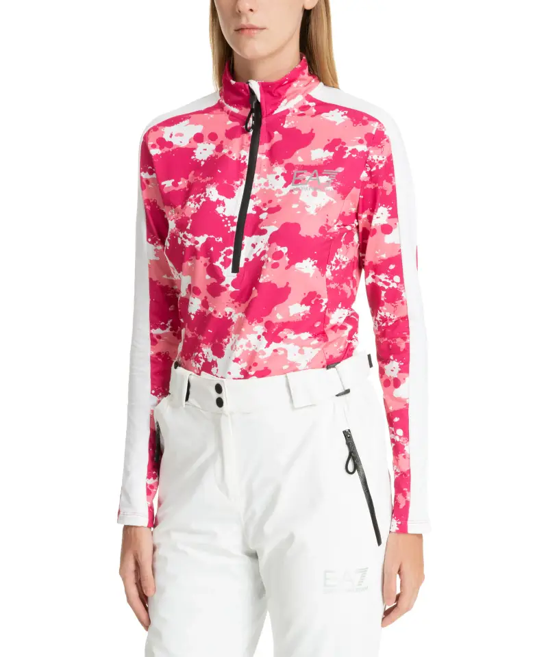 Felpa con zip ventus 7 Rosa