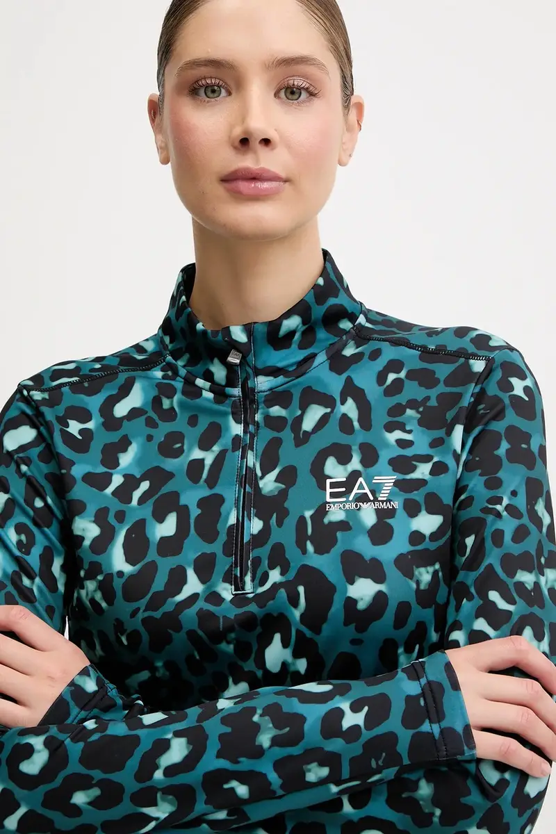 felpa da sport colore turchese AF14634.7W000396 miniatura 4