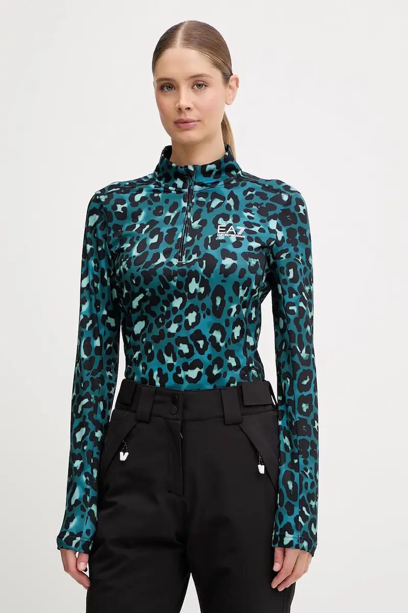 felpa da sport colore turchese AF14634.7W000396