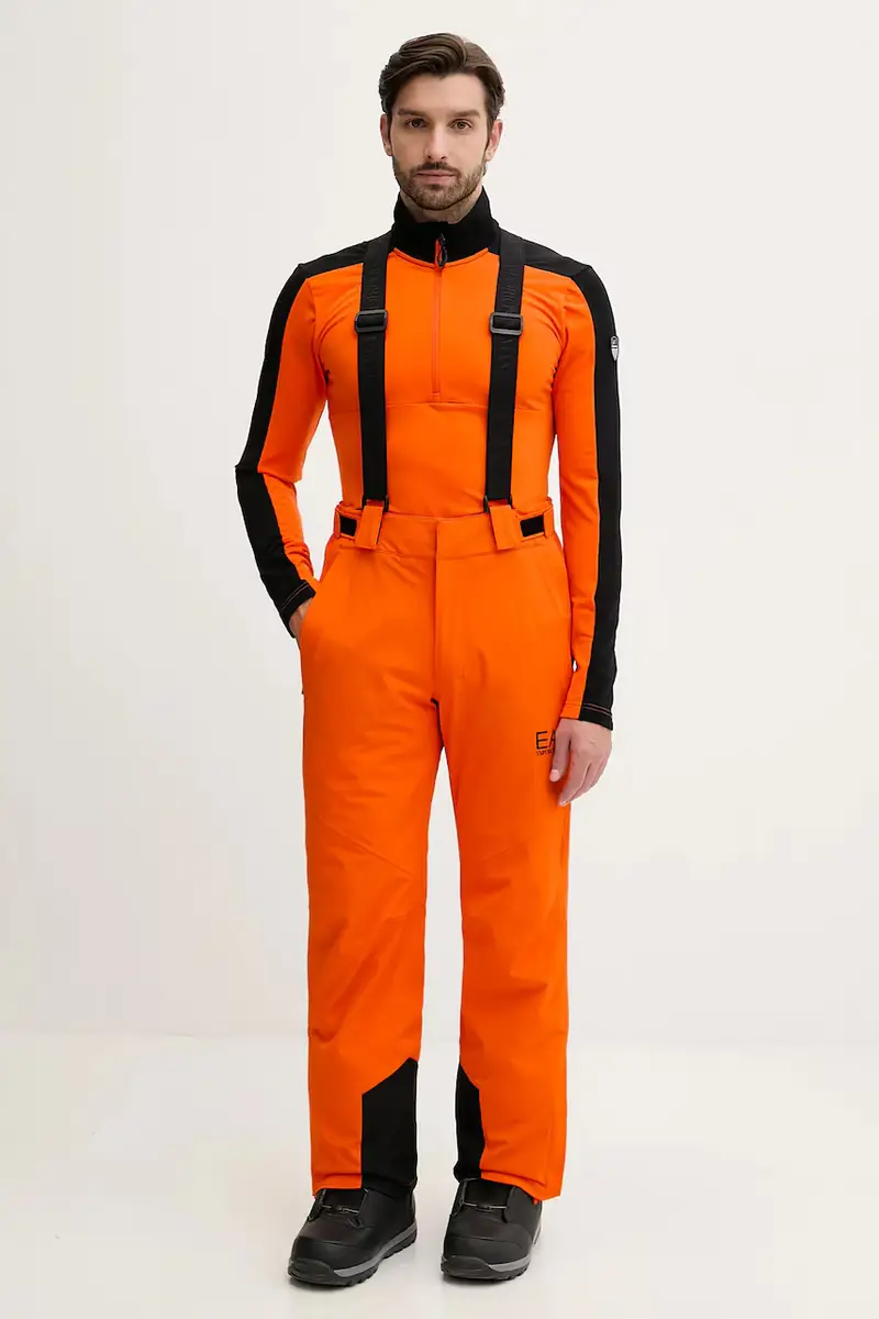 felpa da sport uomo colore arancione AF14634.7M000470 miniatura 2