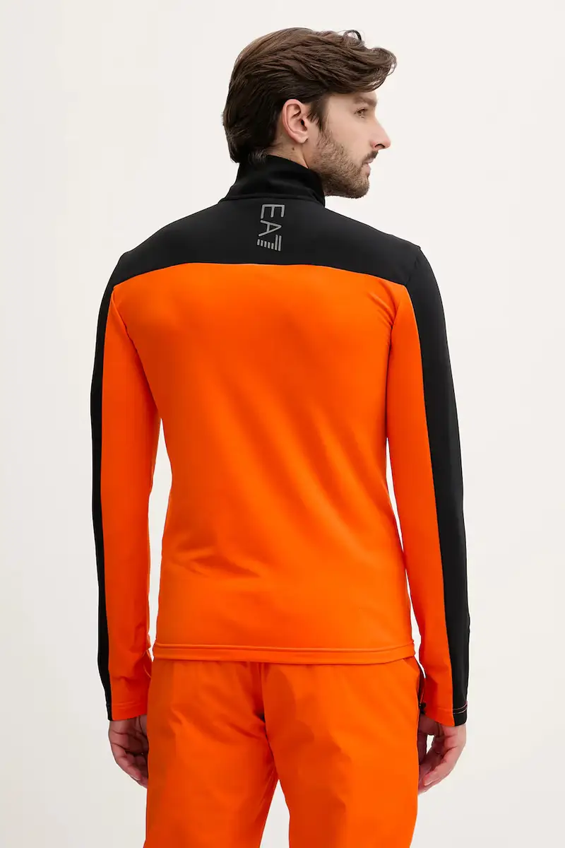 felpa da sport uomo colore arancione AF14634.7M000470 miniatura 3