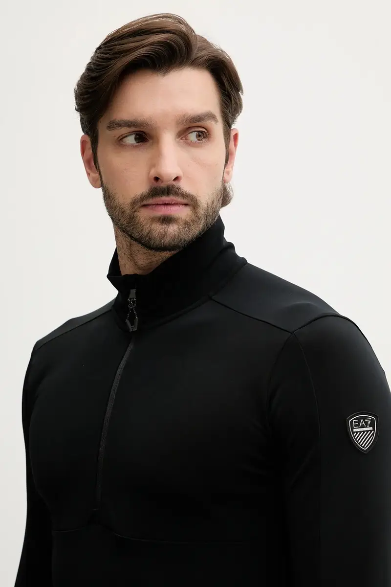 felpa da sport uomo colore nero AF14634.7M000470 miniatura 4