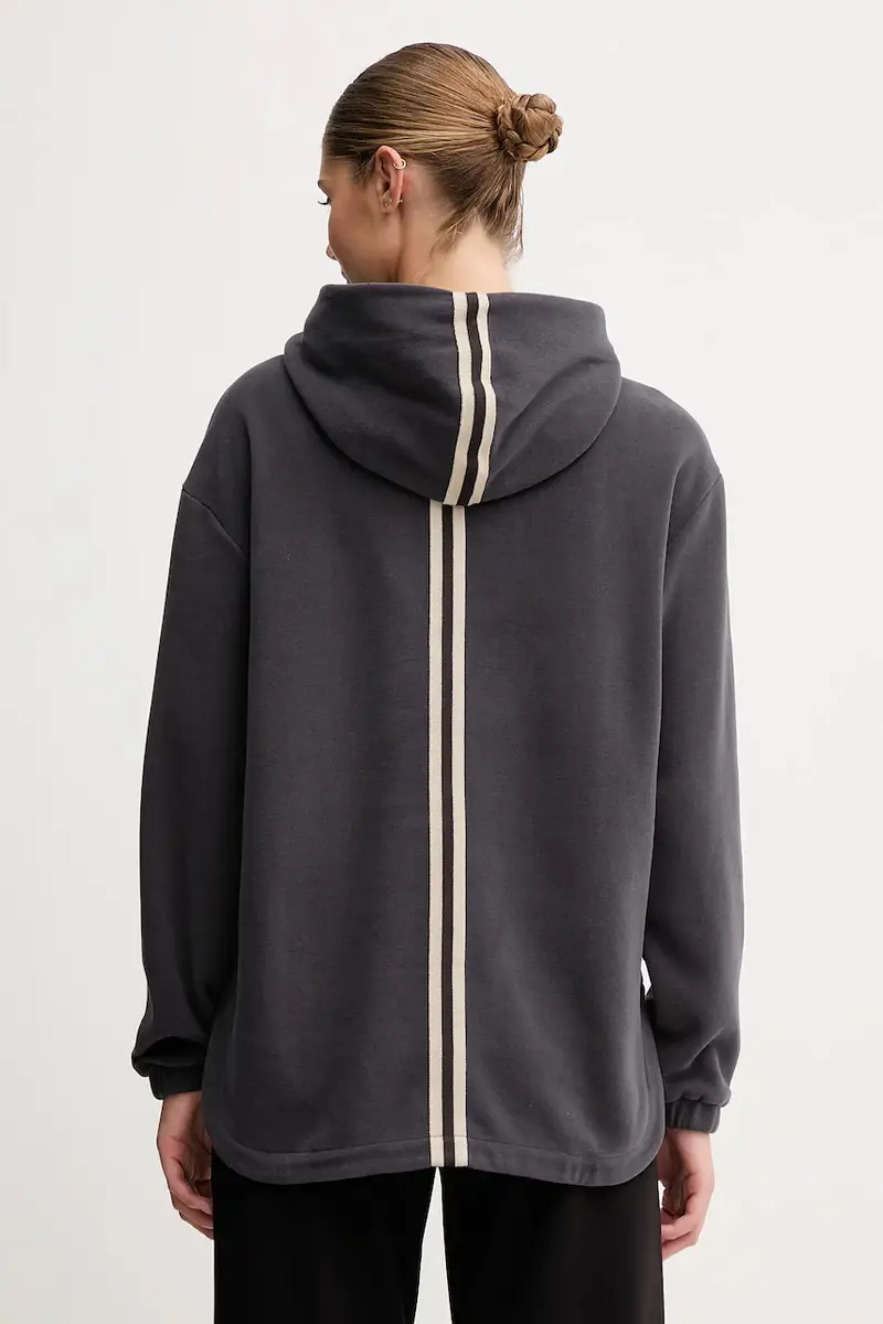 felpa donna colore grigio con cappuccio AF15528.7W000567 miniatura 3