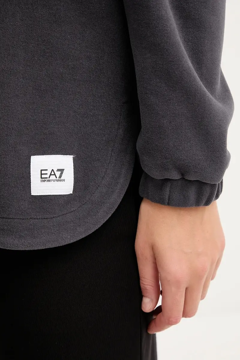 felpa donna colore grigio con cappuccio AF15528.7W000567 miniatura 5