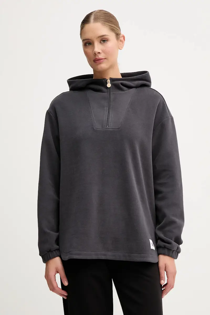 felpa donna colore grigio con cappuccio AF15528.7W000567