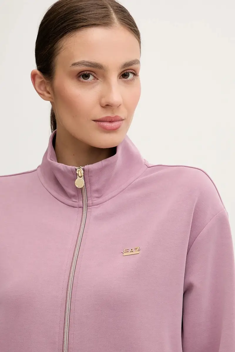 felpa donna colore marrone AF12643.7W000191 Rosa miniatura 4