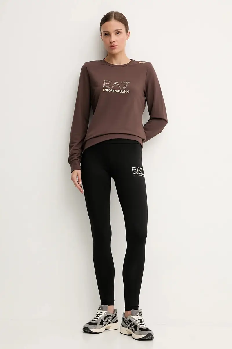 felpa donna colore marrone TJ9RZ.8NTM45 miniatura 2