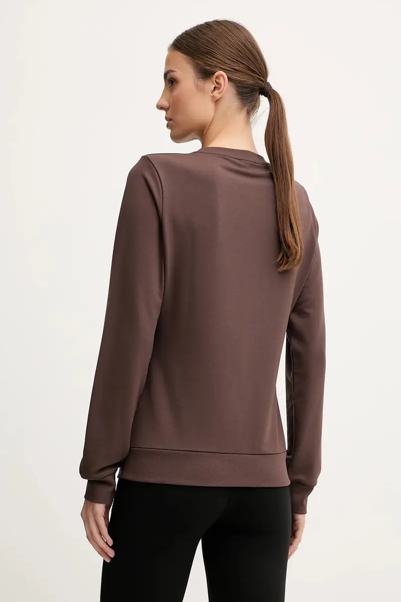 felpa donna colore marrone TJ9RZ.8NTM45 miniatura 3