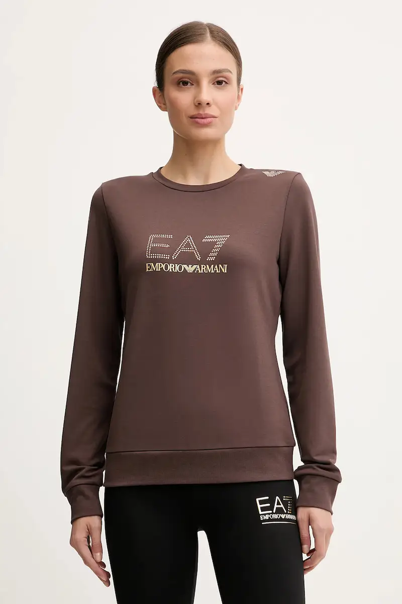 felpa donna colore marrone TJ9RZ.8NTM45