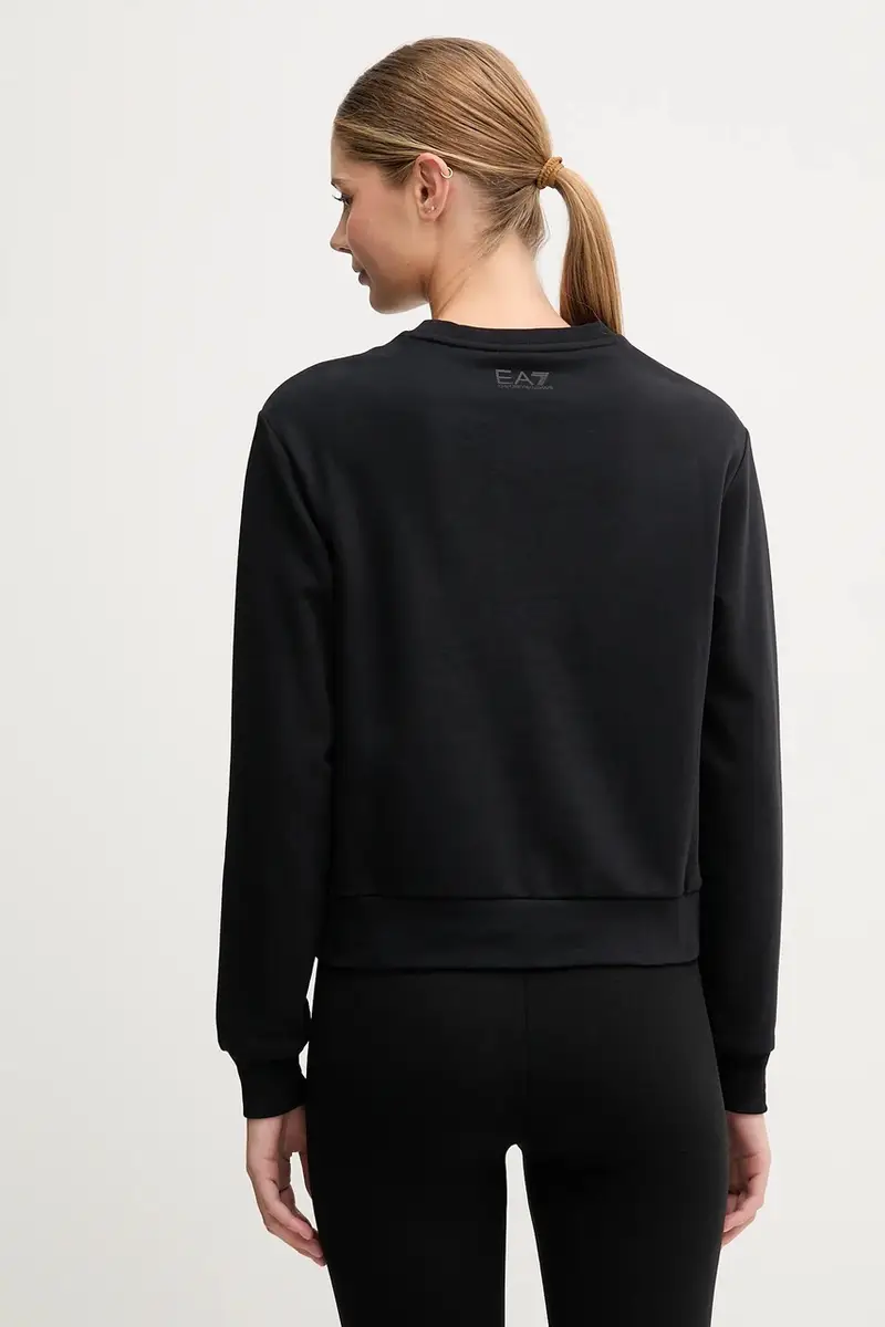 felpa donna colore nero con applicazione AF16442.7W000542 miniatura 3