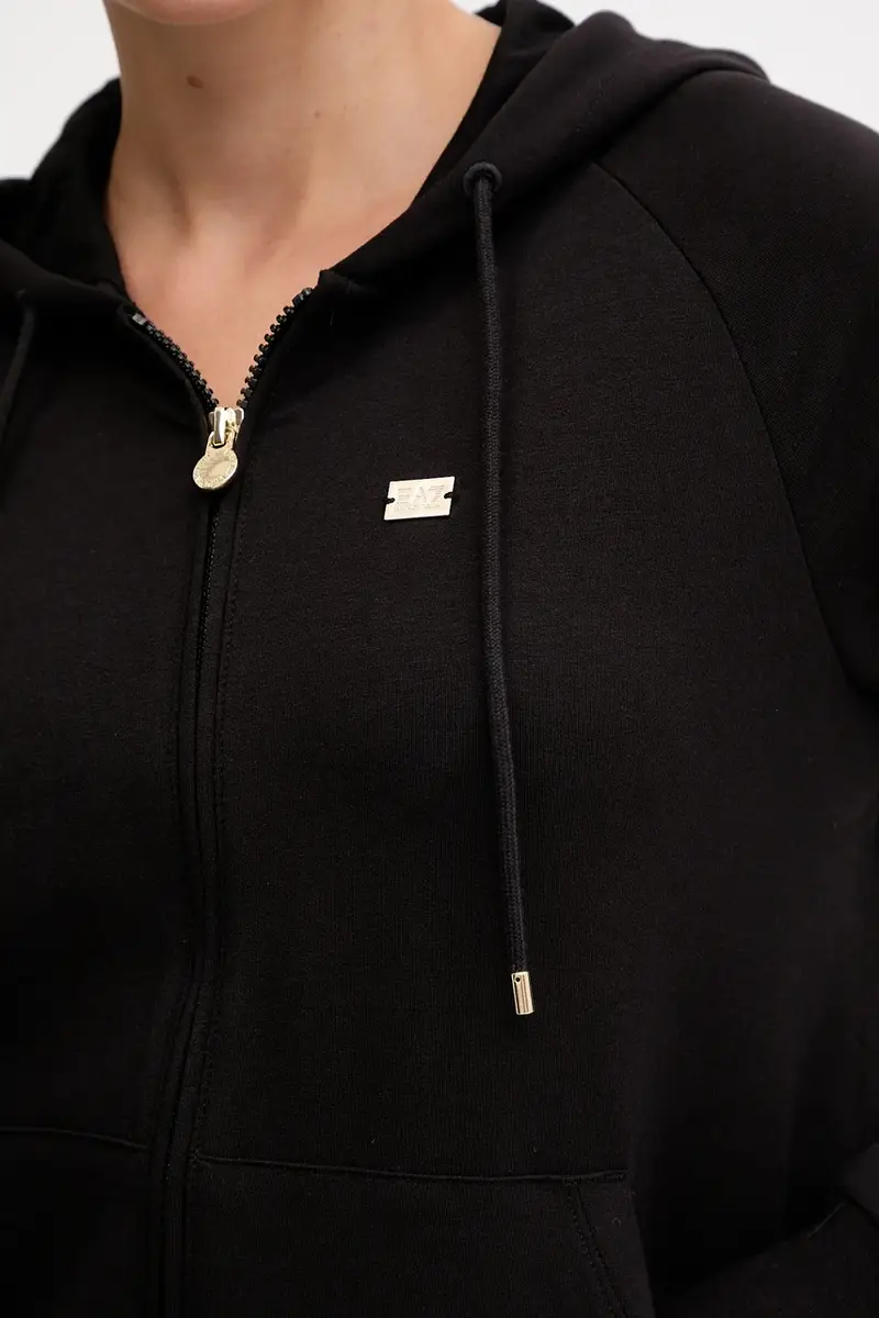 felpa donna colore nero con cappuccio AF13135.7W000458 miniatura 5