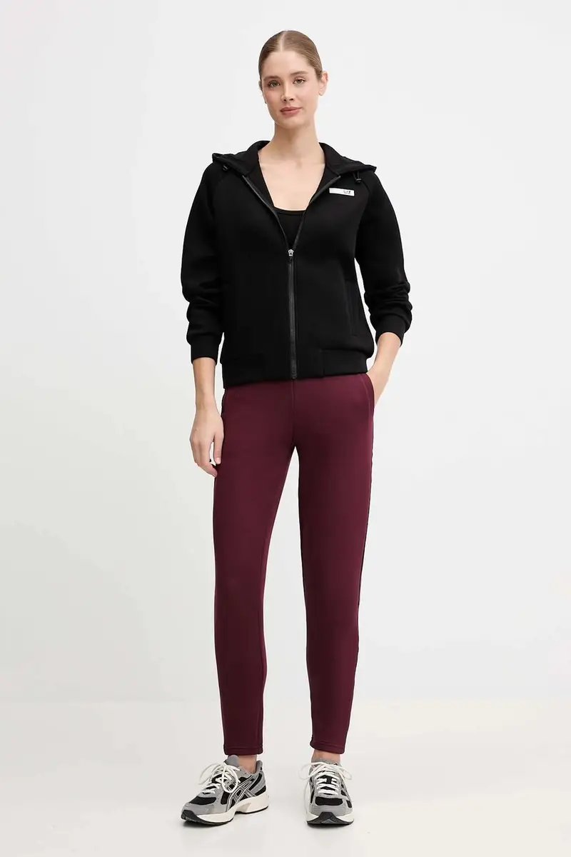 felpa donna colore nero con cappuccio AF13151.7W000675 miniatura 2