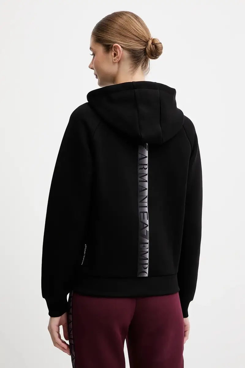 felpa donna colore nero con cappuccio AF13151.7W000675 miniatura 3
