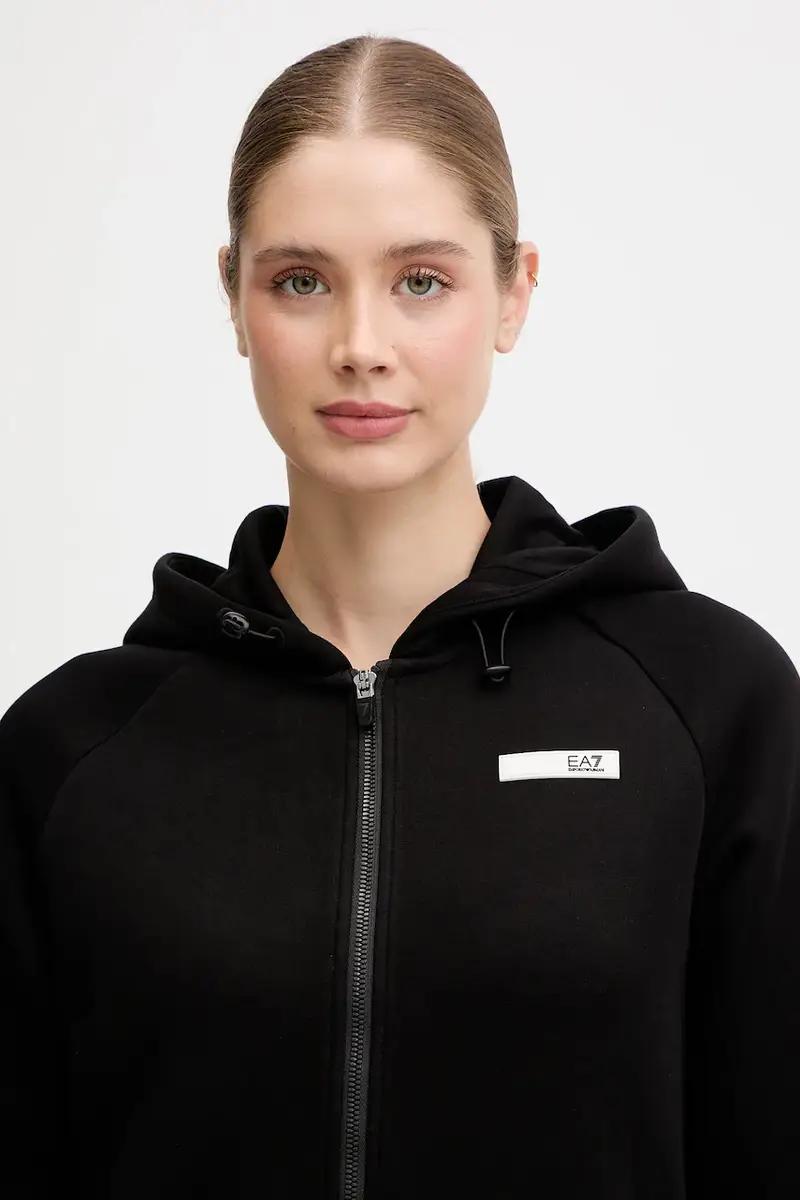 felpa donna colore nero con cappuccio AF13151.7W000675 miniatura 4