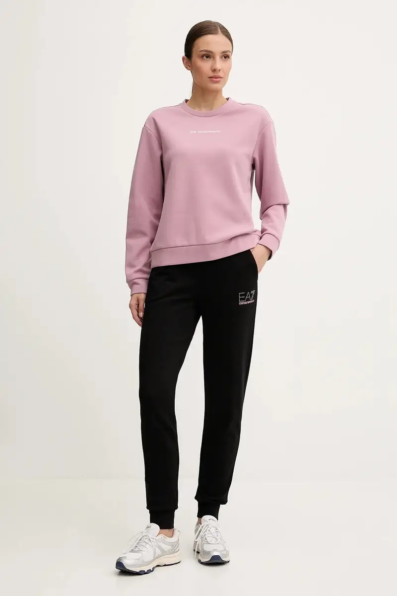 felpa donna colore rosa AF10443.7W000799 miniatura 2