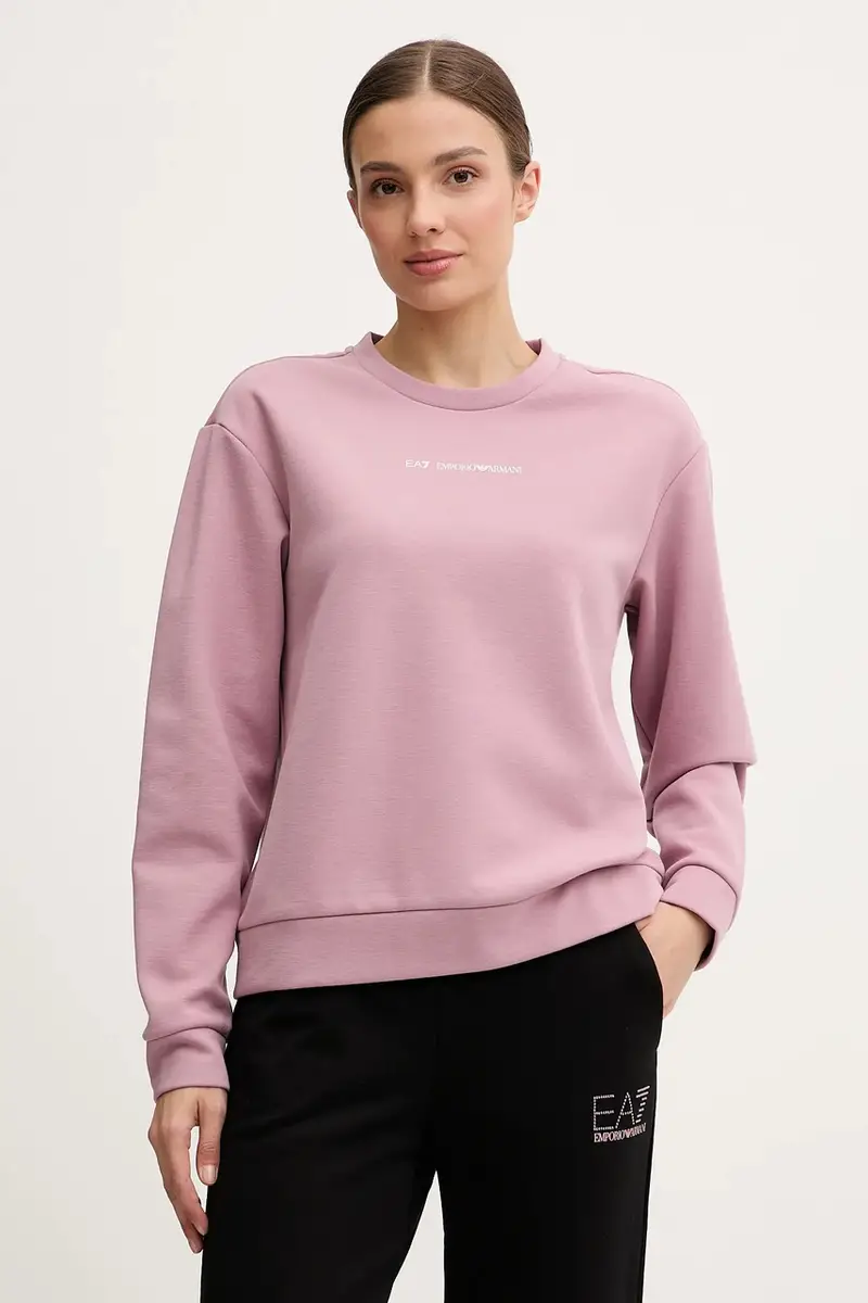 felpa donna colore rosa AF10443.7W000799 miniatura 4