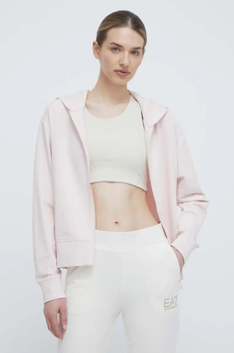 felpa donna colore rosa con cappuccio