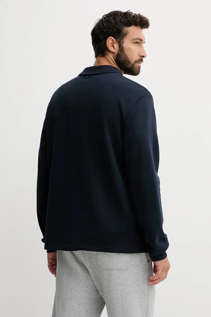 felpa in cotone uomo colore blu navy AF12661.7M000883 miniatura 3