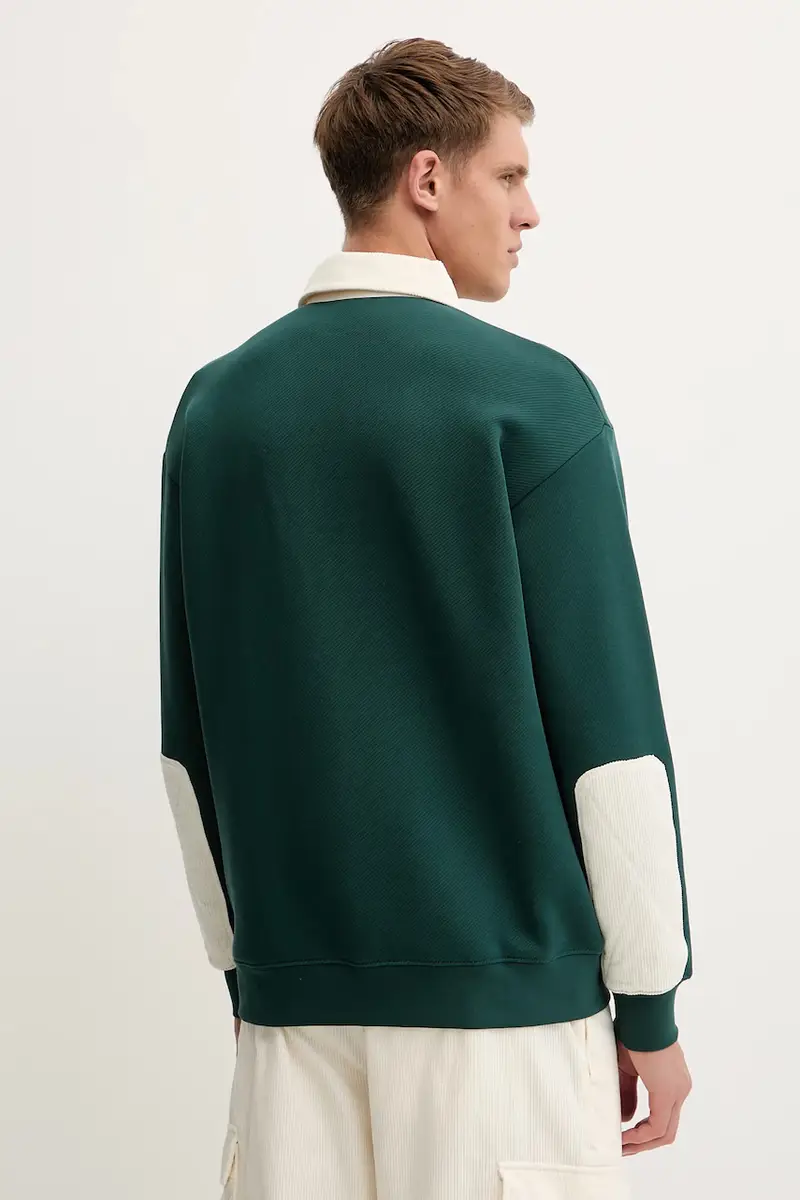 felpa in cotone uomo colore verde AF16427.7X000142 miniatura 3