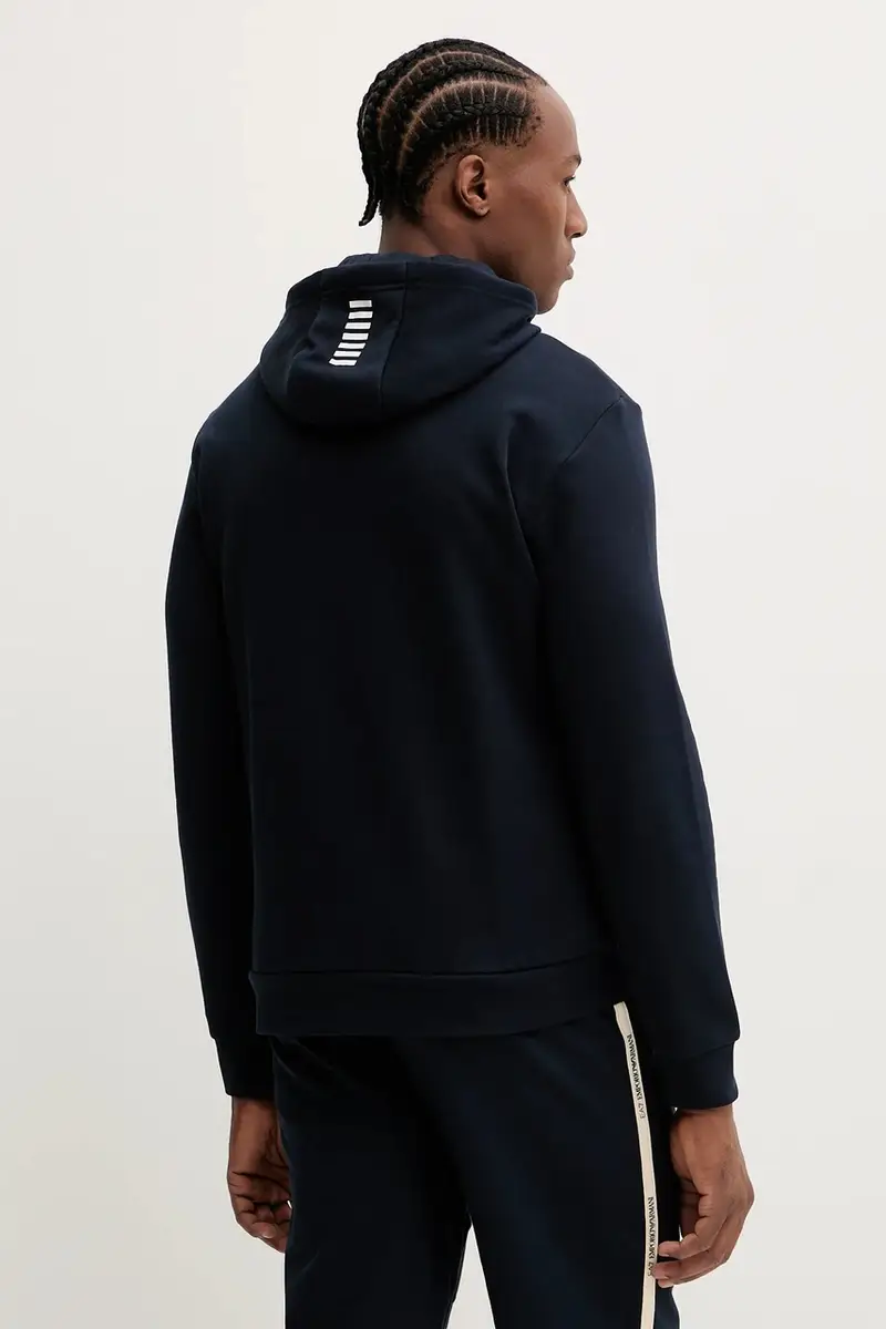 felpa uomo colore blu navy con cappuccio PJVTZ.8NPM37 miniatura 3