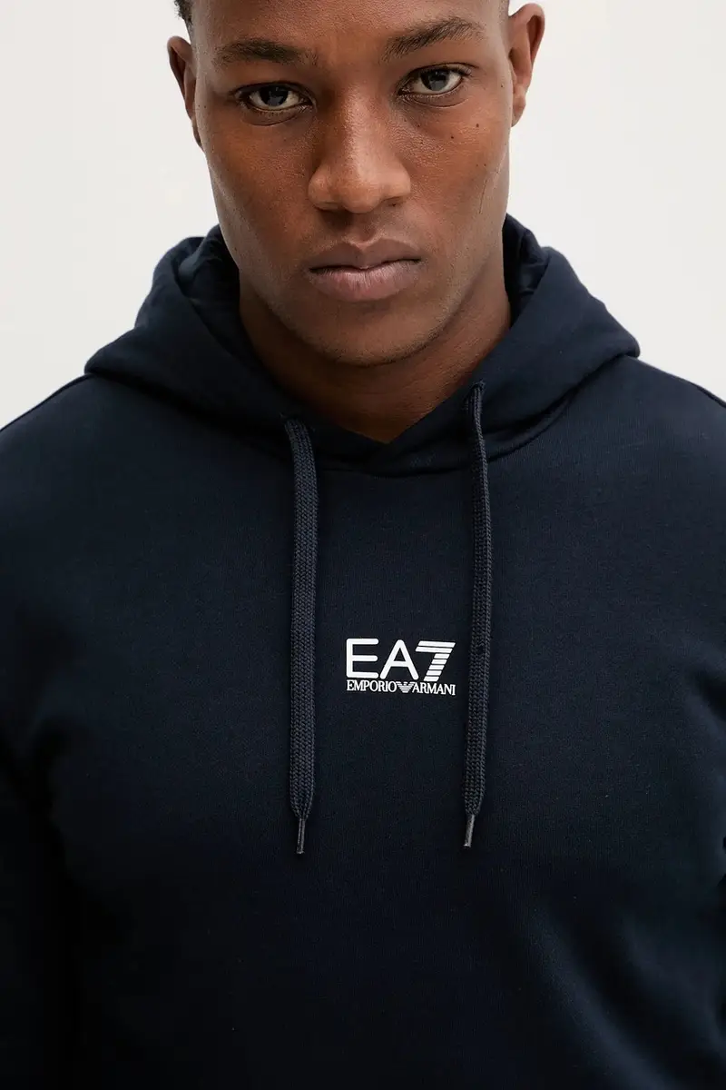 felpa uomo colore blu navy con cappuccio PJVTZ.8NPM37 miniatura 4