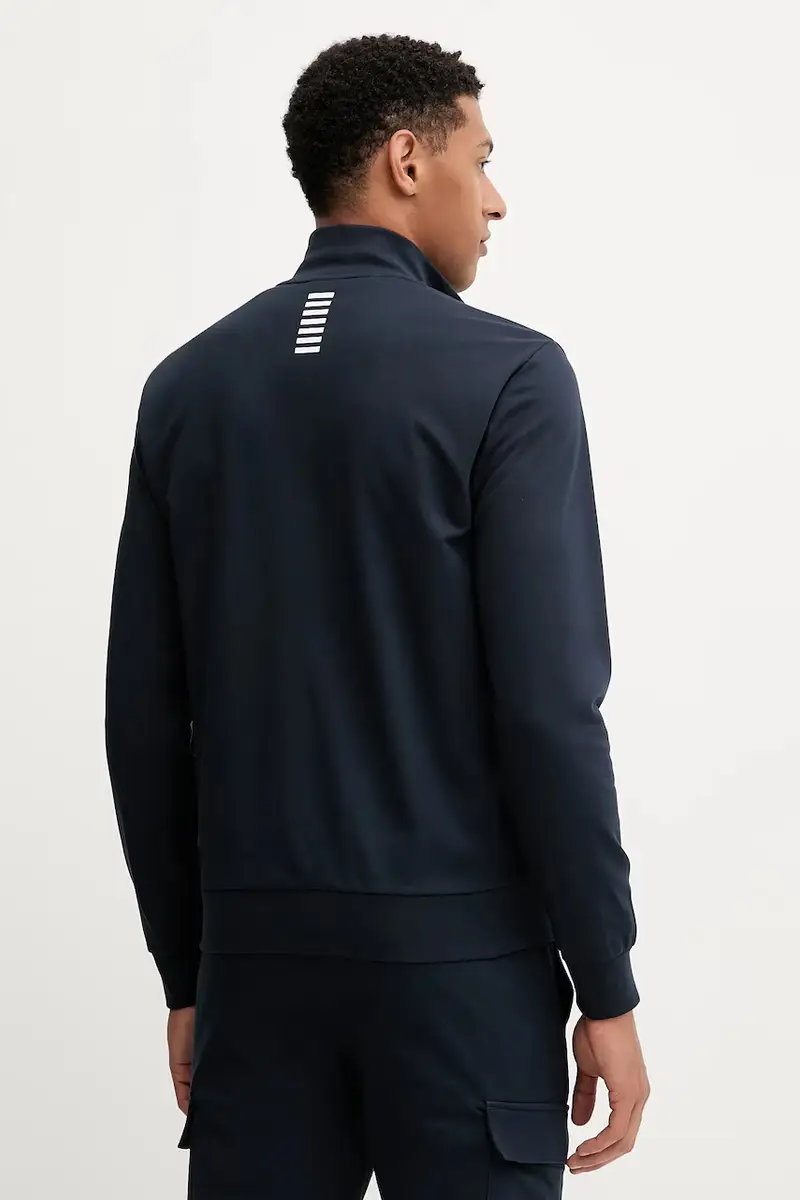 felpa uomo colore nero PJVRZ.8NPM31 Blu navy miniatura 3