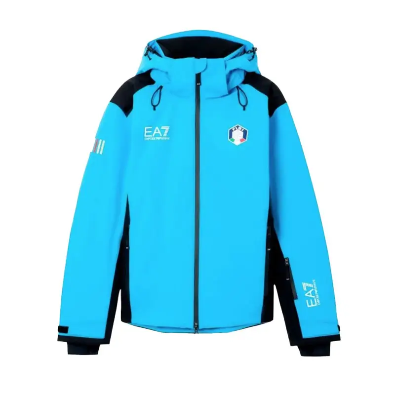 Emporio Armani Fisi Azzurro - Giacca Sci Donna XS